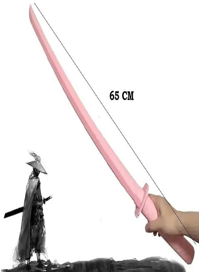 AGAS 3D Fidget Samurai Sword Toy Sensory 3D Printed Gravity Retractable Samurai Sword Model Katana Swords Plastic Toys (Pink) - Image 2